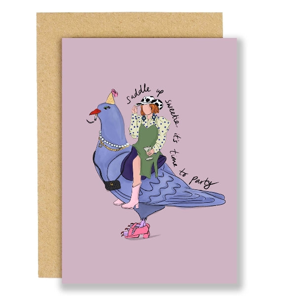 Saddle Up Sweetie Birthday Card