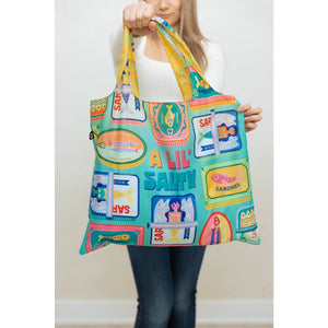 Lil' Salty Foldable Tote Bag