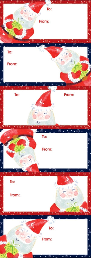 Santa's Workshop Gift Sticker Set