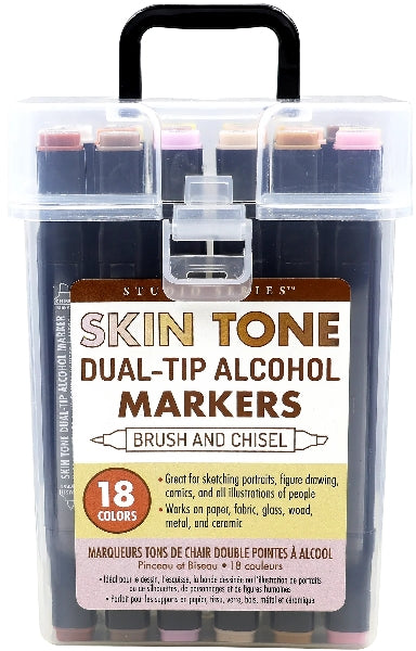 Skin Tone Dual-Tip Alcohol Markers