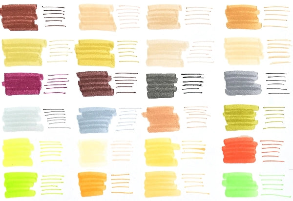 Skin Tone Dual-Tip Marker Set