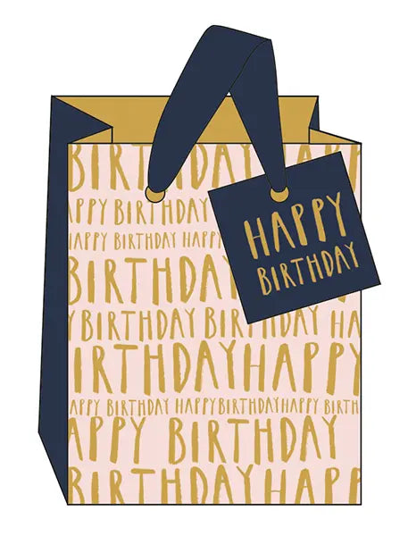 Small Happy Birthday Gift Bag