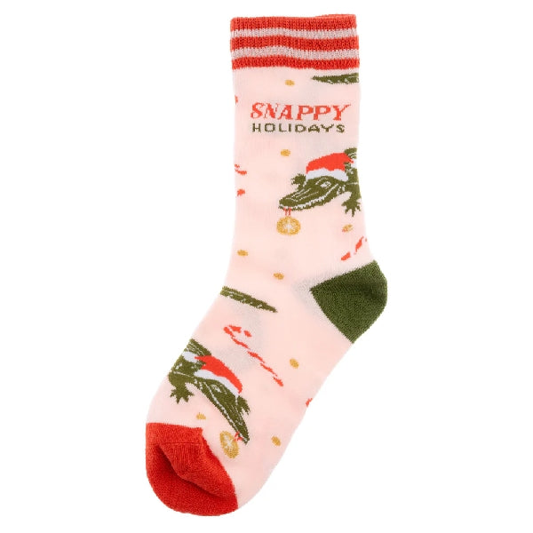 Alligator Holiday Socks