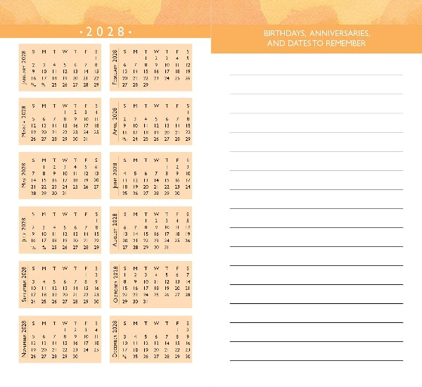 Peter Pauper 2026-27 2-Year Pocket Planner | Soleil