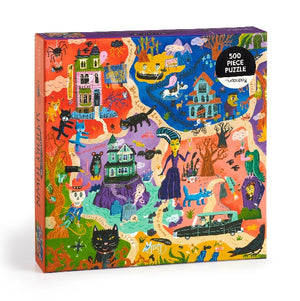 Mudpuppy 500 Piece Puzzle | Spooky Town