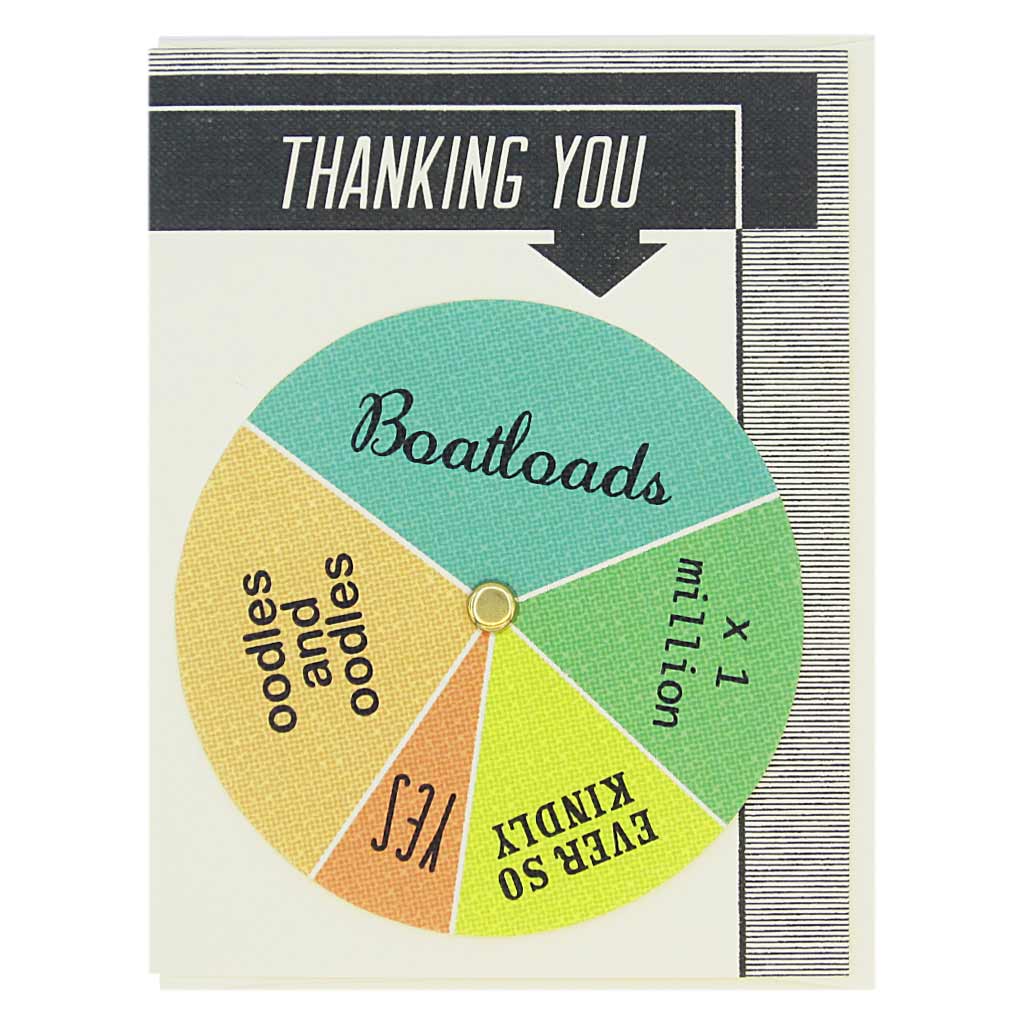 Thanking You Thank You Card