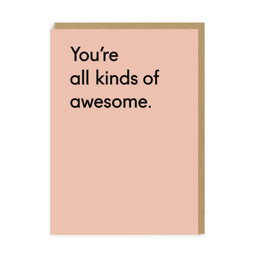 All Kinds Of Awesome Birthday Card