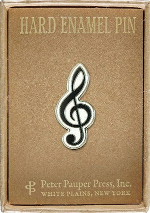 Treble Clef Enamel Pin