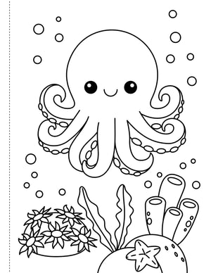 Under the Sea Colouring Book