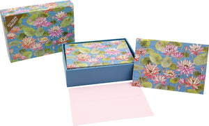 Water Lilies Blank Notecards