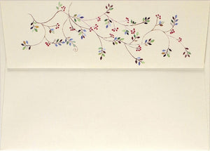 Watercolour Ornaments Boxed Holiday Cards | Set of 20