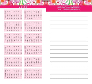 Peter Pauper 2026-27 2-Year Pocket Planner | Watercolor Garden