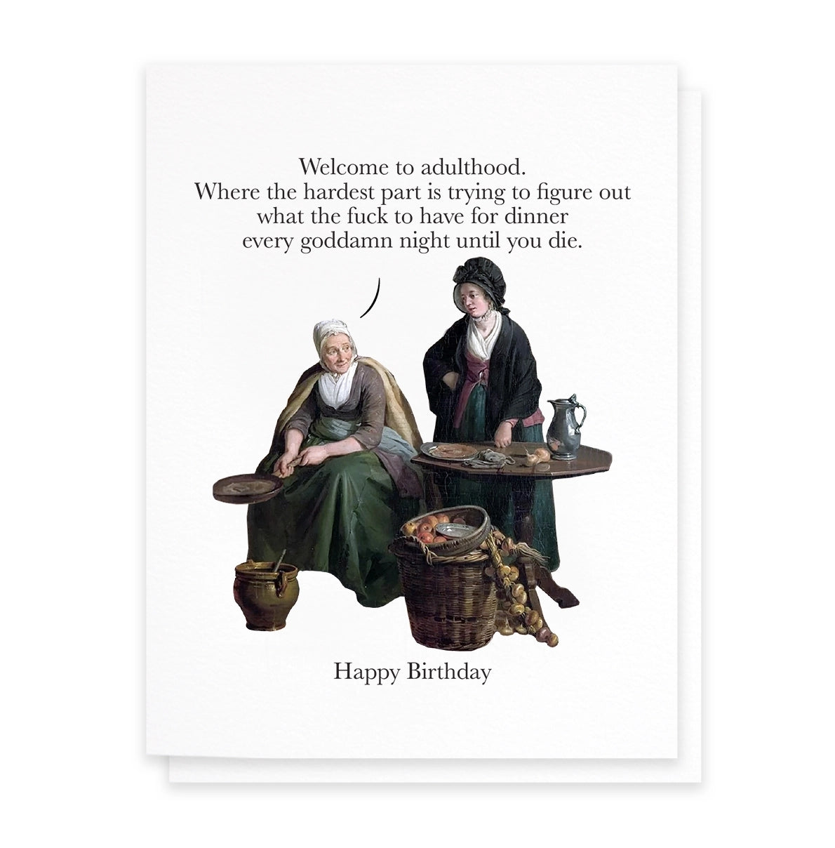 Welcome To Adulthood Birthday Card