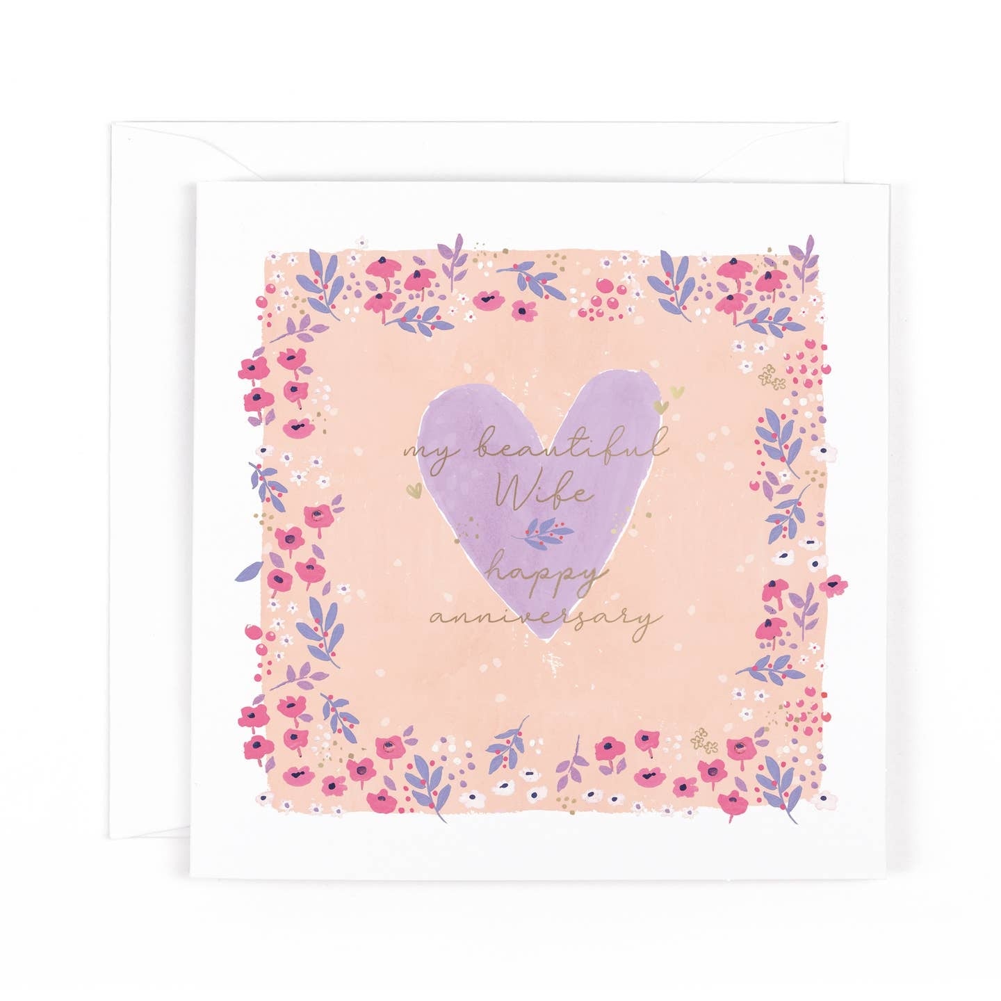 Beautiful Wife Anniversary Card
