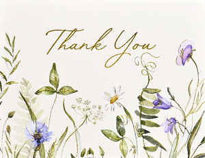 Premium Wildflowers Thank You Notecards