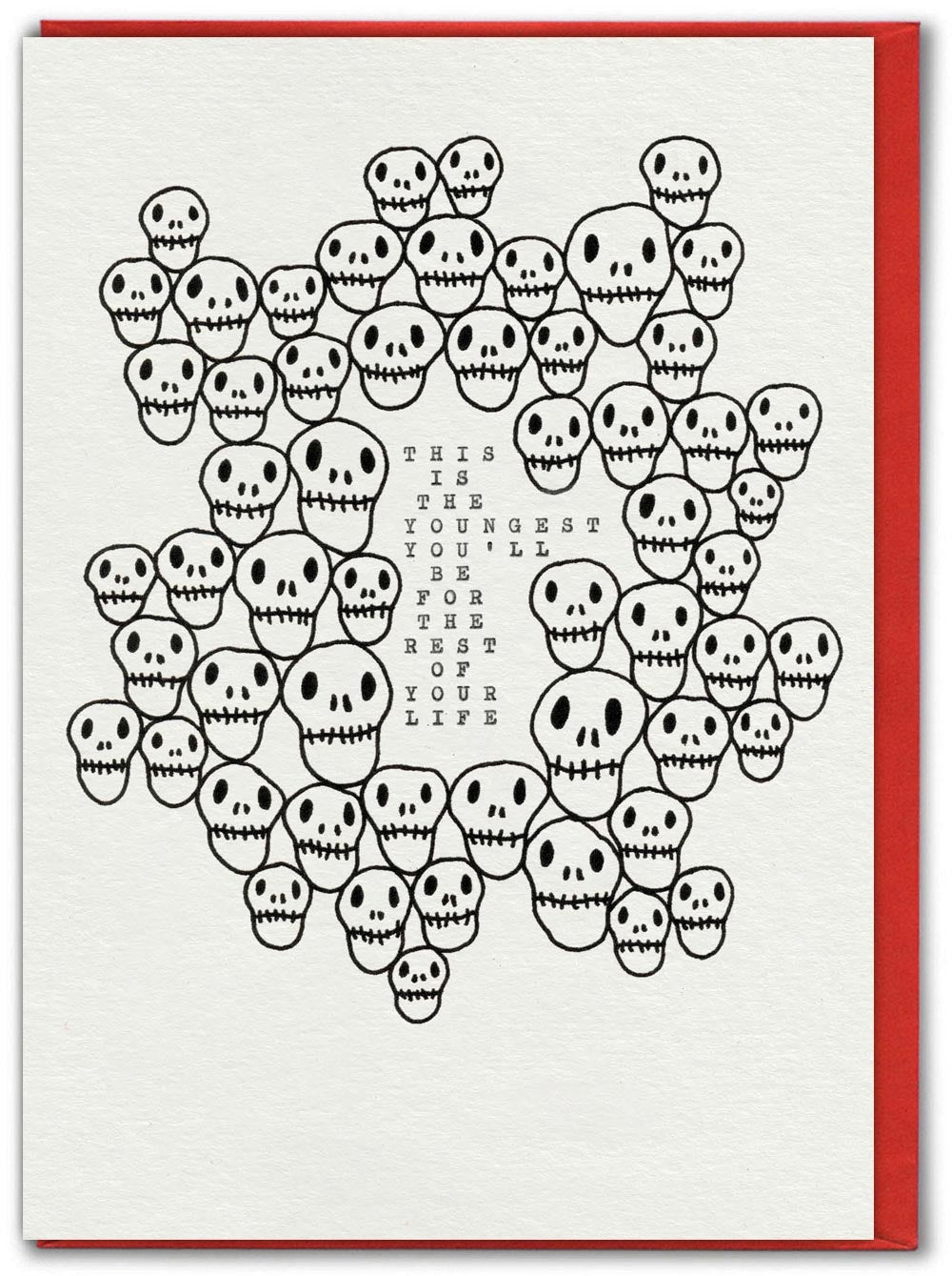 Youngest You'll Ever Be Birthday Card