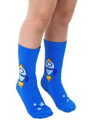 Living Royal 3D Kids Socks | Rocket