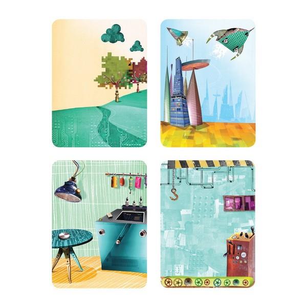 Magnetic Play Set Robots | Backgrounds | The Gifted Type