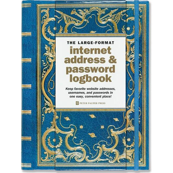 Celestial - Large Internet Address & Password Logbook