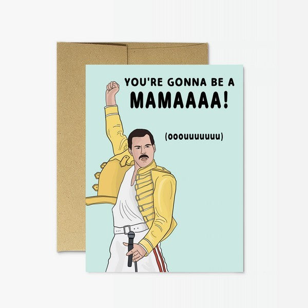 Gonna Be A Momaaaa New Baby Card