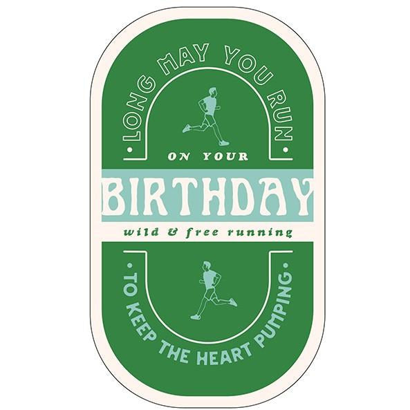 Long May You Run Birthday Card