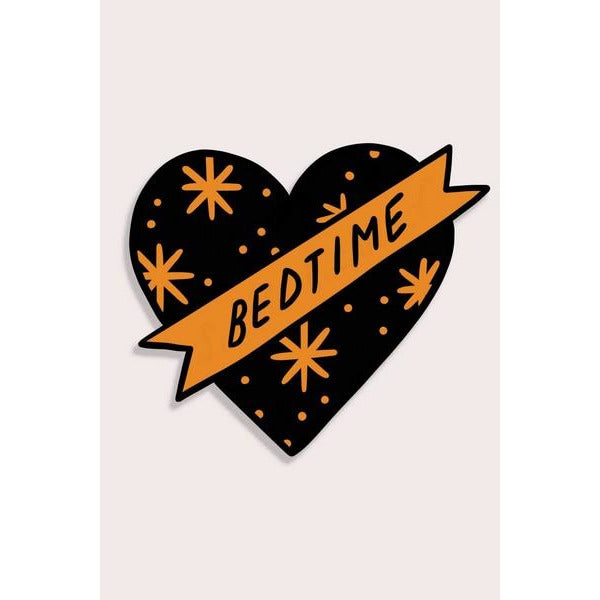 Bedtime Heart Vinyl Sticker