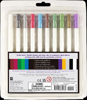 Brilliant Metallic Ink Markers Set