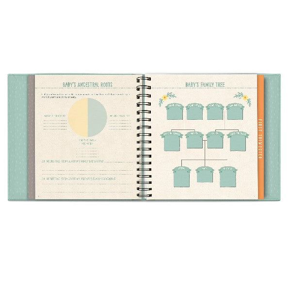 Bump For Joy! Guided Pregnancy Journal | Blue