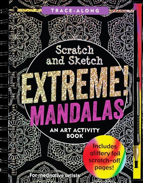 Scratch & Sketch Activity Book | Extreme Mandalas