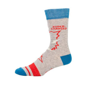 Blue Q Men's Crew Sock Video Game | The Gifted Type