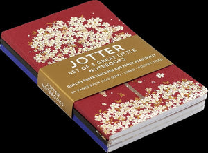 Set of 3 Falling Blossoms Jotter Notebooks