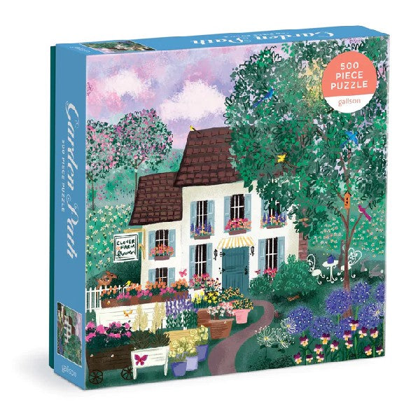 Galison 500 Piece Puzzle | Garden Path