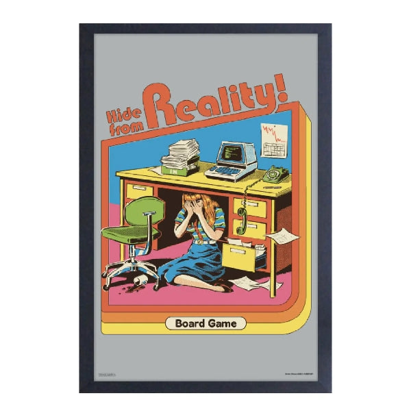 Steven Rhodes Framed Art Print | Hide From Reality