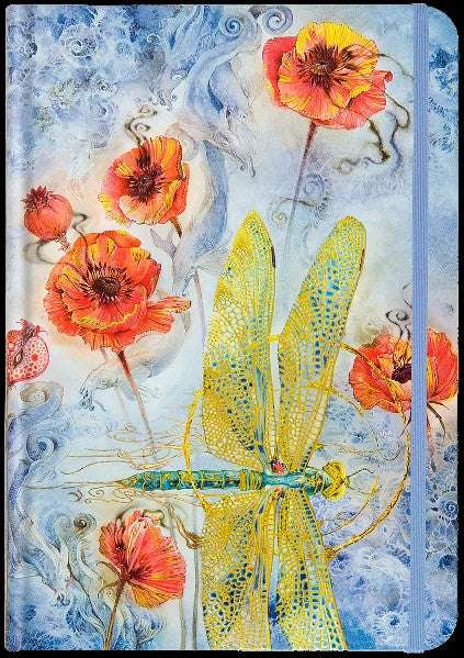 Indigo Dragonfly Small Journal