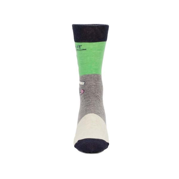 Blue Q Men's Crew Sock Mr. Fix It | The Gifted Type