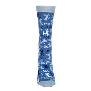 Blue Q Women's Crew Sock Dogs! | The Gifted Type