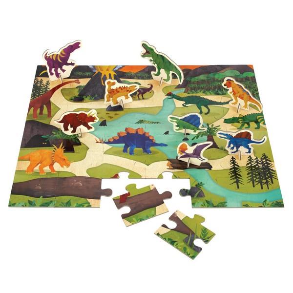 Puzzle Play Set Dinosaurs | 36 Pieces | The Gifted Type