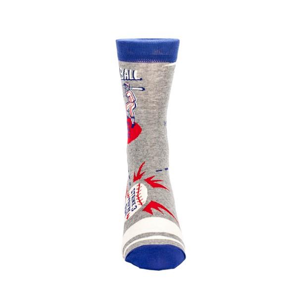 Blue Q Men's Crew Sock Baseball Socks | The Gifted Type