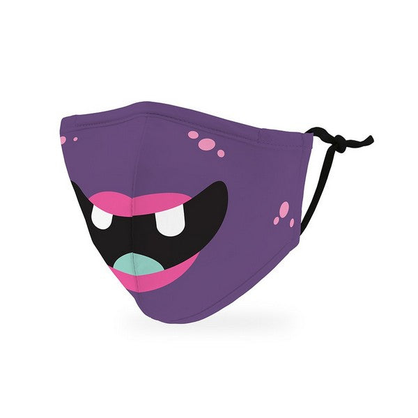 Little Purple Monster Kids Face Mask