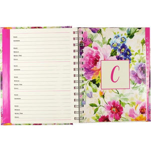 Peony Garden Large Address Book