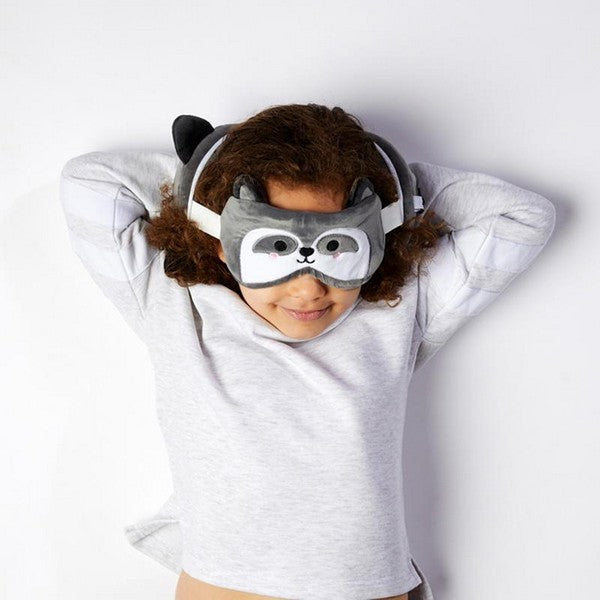 Relaxeazzz Kids & Adult Travel Pillow | Raccoon