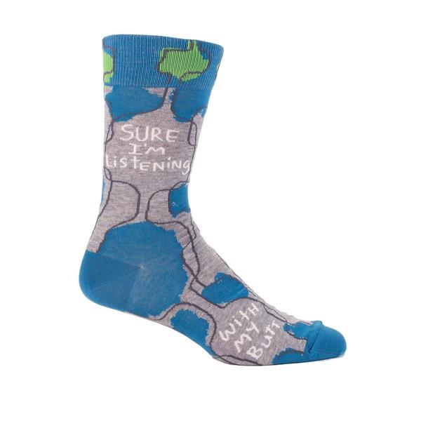 Sure I'm Listening - Men's Crew Socks