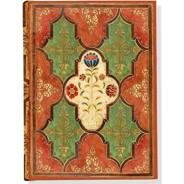Floral Parchment Midsize Journal