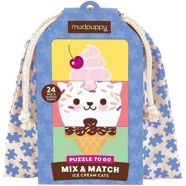 Ice Cream Cats Mix & Match Puzzle To Go