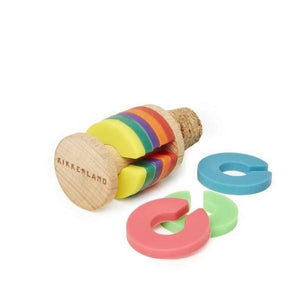Rainbow Drink Markers + Bottle Stopper