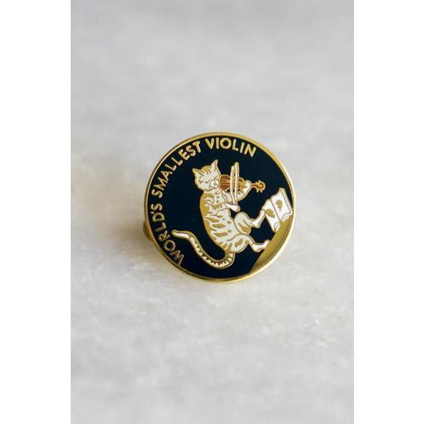 Smallest Violin - Enamel Pin