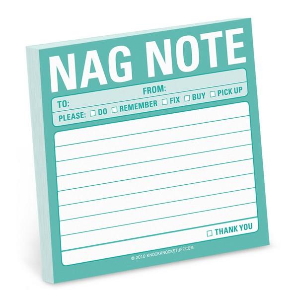 Knock Knock Sticky Notes Nag Note | The Gifted Type