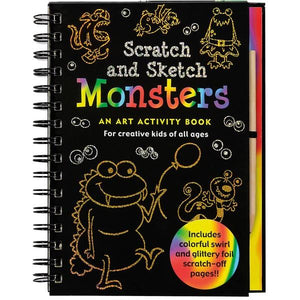 Monsters Scatch And Sketch | Activity Book | The Gifted Type