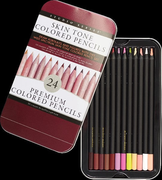 Skin Tone Colouring Pencils Set