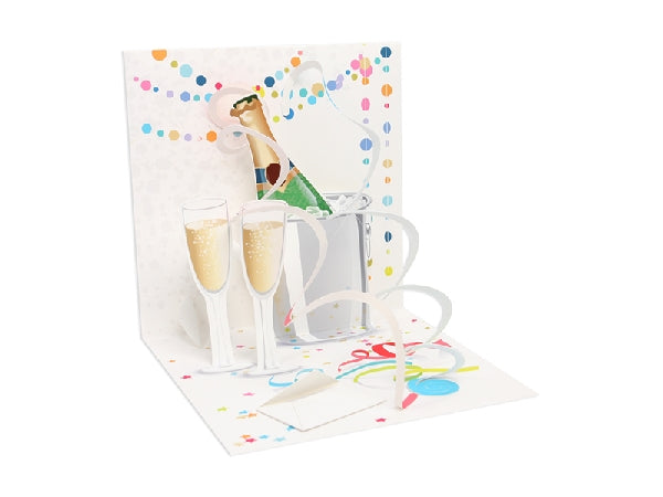 A Toast To You Pop-Up Card